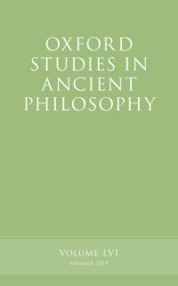 cover of the book Oxford Studies in Ancient Philosophy, Volume LVI