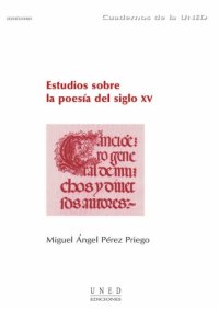 cover of the book Estudios sobre la poesía del siglo XV