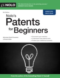 cover of the book Nolo's Patents for Beginners: Quick & Legal