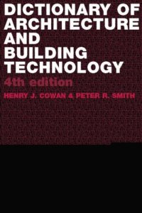 cover of the book Architecture - Dictionary of Architecture and Building Technology