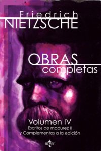 cover of the book Obras completas. Vol. IV. Escritos de madurez II