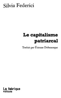 cover of the book Le capitalisme patriarcal