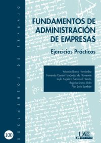 cover of the book Fundamentos de administración de empresas : ejercicios prácticos