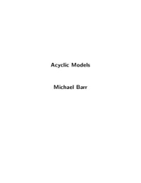 cover of the book Acyclic Models