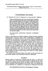 cover of the book Catecholamines and anxiety