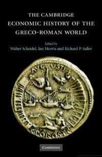 cover of the book The Cambridge Economic History of the Greco-Roman World