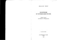 cover of the book Solipsisme et intersubjectivité : quinze leçons sur Husserl et Wittgenstein