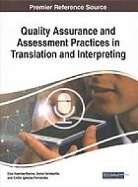 cover of the book Quality assurance and assessment practices in translation and interpreting