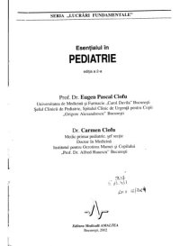 cover of the book Esentialul in Pediatrie