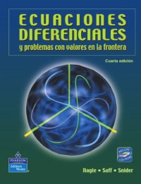 cover of the book Ecuaciones diferenciales y problemas con valores en la frontera