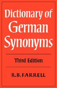 cover of the book Dictionary of German Synonyms