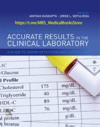 cover of the book Accurate Results in the Clinical Laboratory:  A Guide to Error Detection and Correction