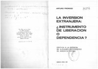 cover of the book La inversión extranjera; instrumento de liberación o dependencia. Crítica a la opinión de algunos sacerdotes de Latino América