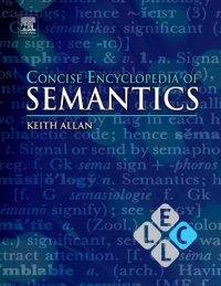 cover of the book Concise Encyclopedia of Semantics