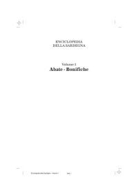 cover of the book Grande Enciclopedia della Sardegna, vol. 1 (Abate - Bonifiche)