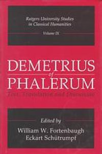 cover of the book Demetrius of Phalerum : Text, Translation and Discussion