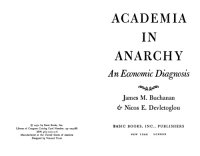 cover of the book Academia in Anarchy - Economic Diagnosis