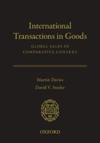 cover of the book International Transactions in Goods: Global Sales in Comparative Context