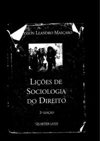 cover of the book Lições de Sociologia do Direito