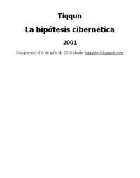 cover of the book La Hipótesis Cibernética