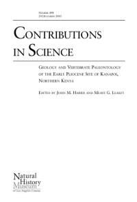 cover of the book GEOLOGY AND VERTEBRATE PALEONTOLOGY OF THE EARLY PLIOCENE SITE OF KANAPOI,NORTHERN KENYA