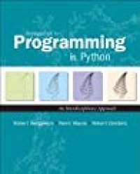 cover of the book Introduction to Programming in Python: An Interdisciplinary Approach