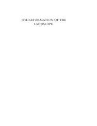 cover of the book The Reformation of the Landscape: Religion, Identity, and Memory in Early Modern Britain and Ireland