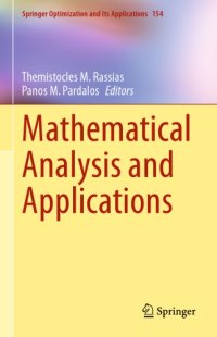 cover of the book Mathematical Analysis and Applications