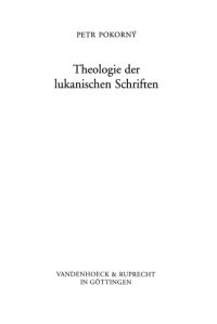 cover of the book Theologie der lukanischen Schriften