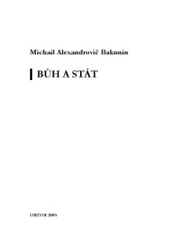 cover of the book Bůh a stát