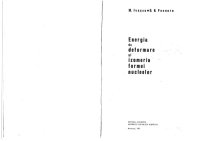 cover of the book Energia de Deformare si Izomeria Formei Nucleelor