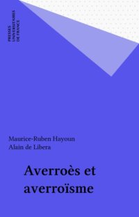 cover of the book Averroès et averroïsme