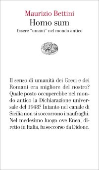 cover of the book Homo sum. Essere «umani» nel mondo antico