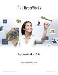 cover of the book HyperWorks 13.0 - OptiStruct User’s Guide