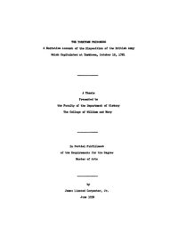 cover of the book The Yorktown Prisoners: A Narrative Account of the Disposition of the British Army Which Capitulated at Yorktown, October 19, 1781