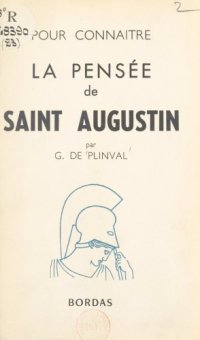 cover of the book La pensée de Saint Augustin