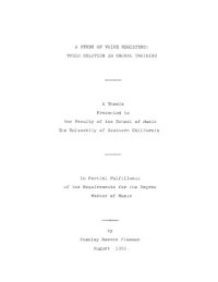 cover of the book A study of voice registers: Their relation in choral training