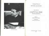 cover of the book Collected Works of Michal Kalecki: Volume II: Capitalism: Economic Dynamics