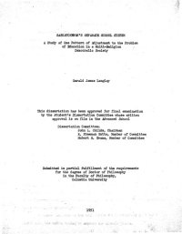 cover of the book Saskatchewan’s Separate School System: A Study of One Pattern of Adjustment to the Problem of Education in a Multi-Religion Democratic Society