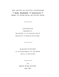 cover of the book Some taxonomic and ecological considerations of Marah, Echinopepon, and Echinocystis in Canada, the United States, and Northern Mexico