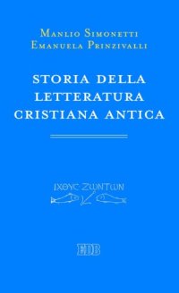 cover of the book Storia della letteratura cristiana antica