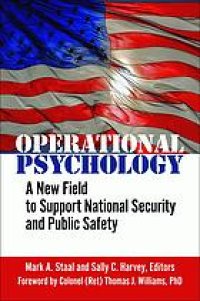 cover of the book Operational Psychology : a new field to support national security and public.