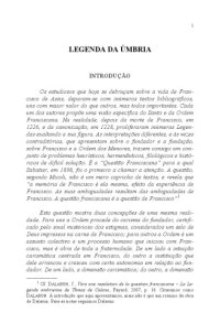 cover of the book Legenda da Úmbria