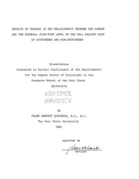 cover of the book EFFECTS OF CHANGES IN THE RELATIONSHIP BETWEEN THE SPEECH AND THE EXTERNAL SIDE-TONE LEVEL ON THE ORAL READING RATE OF STUTTERERS AND NON-STUTTERERS