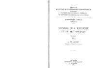 cover of the book Oeuvres de S. Pachôme et de ses disciple