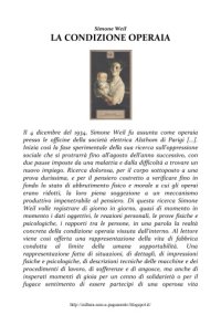 cover of the book La condizione operaia