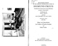 cover of the book Standard Edition of the Complete Psychological Works of Sigmund Freud