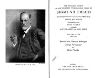 cover of the book Standard Edition of the Complete Psychological Works of Sigmund Freud