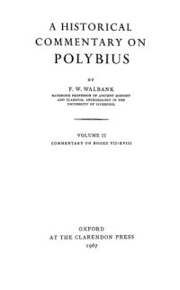 cover of the book A Historical Commentary on Polybius, Vol. II Books VII–XVIII