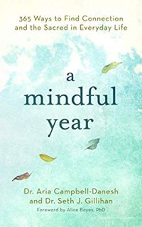 cover of the book A Mindful Year: 365 Ways to Find Connection and the Sacred in Everyday Life